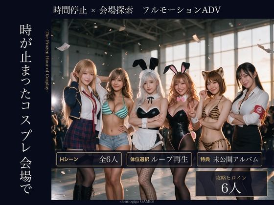【スマホ対応】時が止まったコスプレ会場で|黒海ジュリア 10 d 836430pl